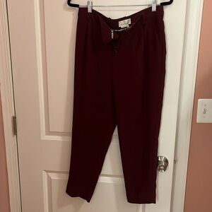 Anthropologie high waisted work pants